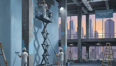 Commercial painting crew applying durable coatings in Green Bay, WI