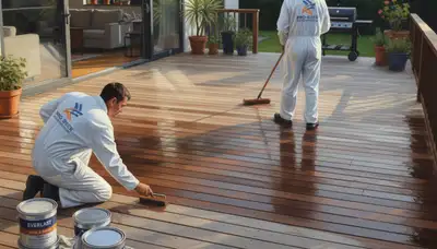 Deck painting services in Green Bay, WI by professional local painters