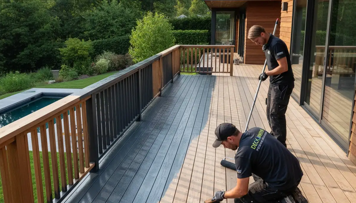 Deck painting services in Green Bay, WI for durable, weather-resistant outdoor deck protection