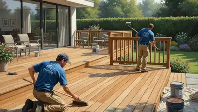 Green Bay, WI deck staining service for winter protection and durable exterior wood care