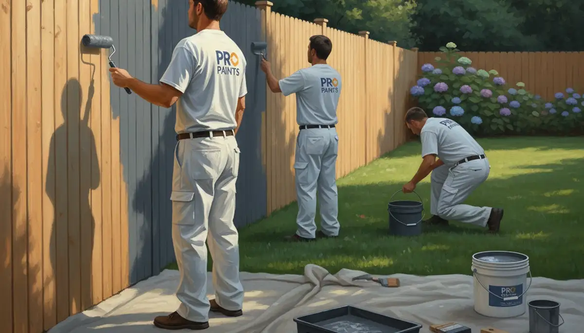 Fence painting service in Green Bay, WI for weather-resistant exterior wood fences