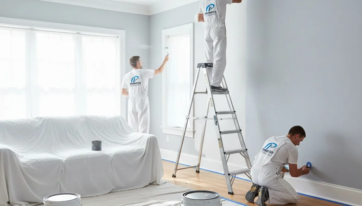 Interior house painting in Green Bay, WI by Green Bay Paint Pros for a clean, refreshed room finish