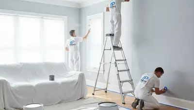 Interior house painting in Green Bay, WI by Green Bay Paint Pros for a clean, refreshed room finish