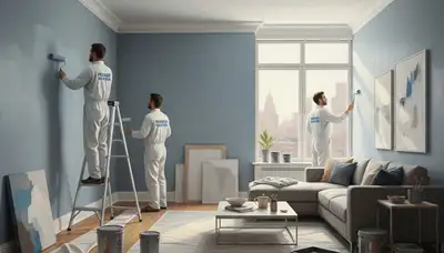Interior house painting in Green Bay, WI by Green Bay Paint Pros for clean, durable room finishes