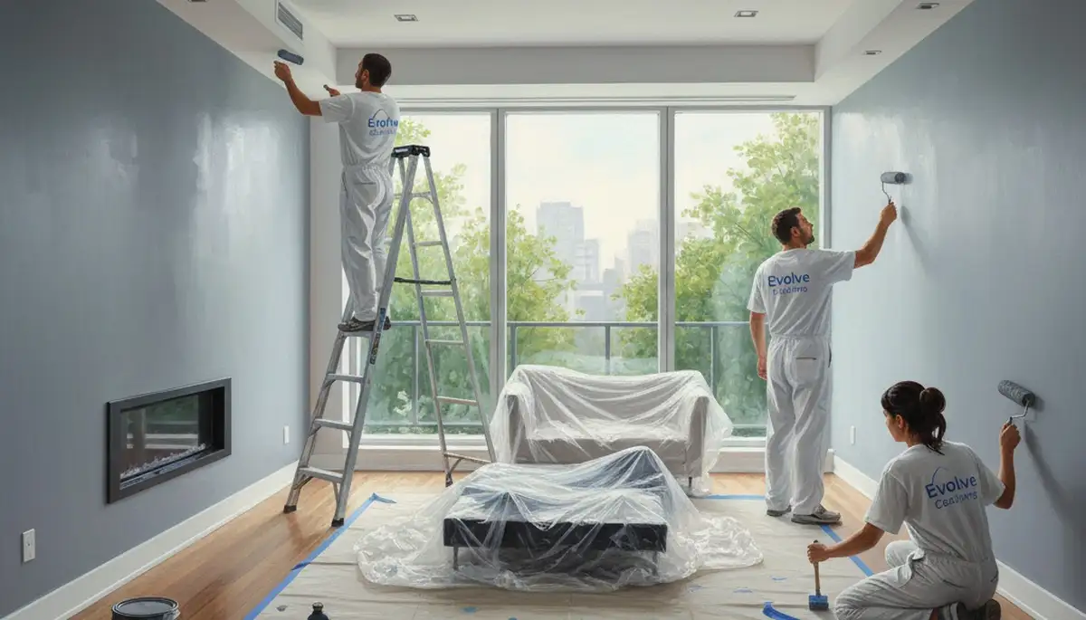 Interior house painting in Green Bay, WI by Green Bay Paint Pros for clean, durable room updates