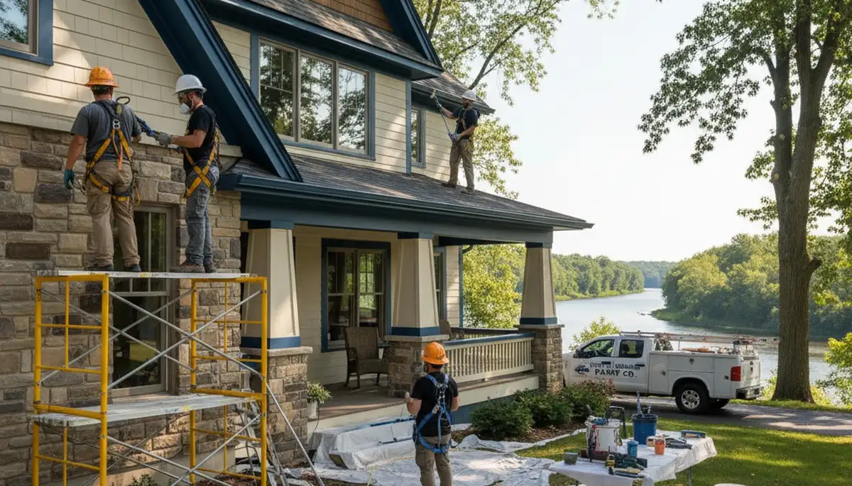 Professional painting contractor serving Green Bay, WI with expert interior and exterior painting services