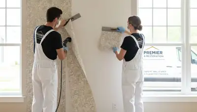 Wallpaper removal service in Green Bay, WI by Green Bay Paint Pros for careful wall prep